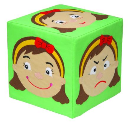 Cubul Emotiilor - chip de fetita