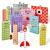 Set activitati matematice cu cuburi interconectabile - Eroii cu Zero - MathLink® Numberblocks