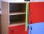 Dulap START cu 3x3 casete colorate pentru copii H=1500 mm