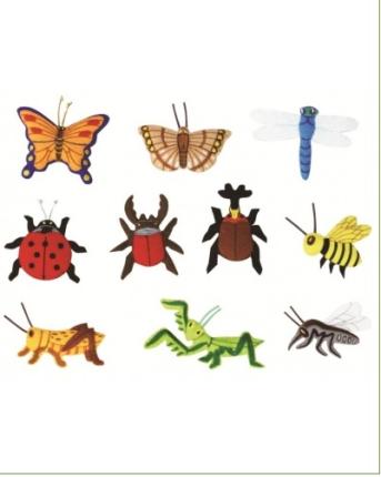 Figurine- Sa invatam insectele - 10 buc