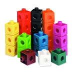 Cuburi de plastic, conectabile, colorate - Set de 500 buc