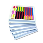 Cuburi din plastic, colorate pentru ordonare după lungime -  pentru clasă