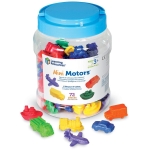 Vehicule -set pentru sortat si numarat - 72 buc