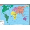 Harta lumii pentru copii -140 x100  cm